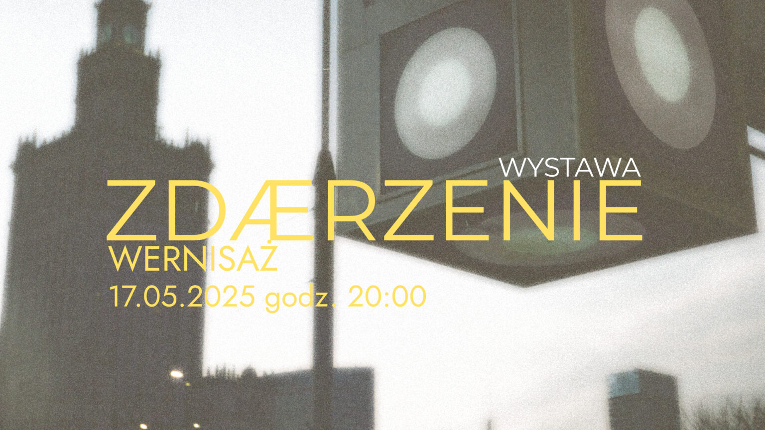 Plakat wystawy fotograficznej „Zdærzenie”